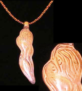 Sexy Goddess Pendant by Kim Klinkrodt