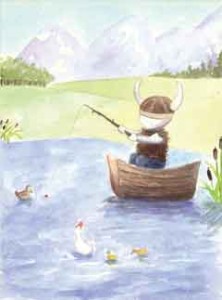 Frank and the Duckies, from Frank the Gentle Viking by Lucy Elliott