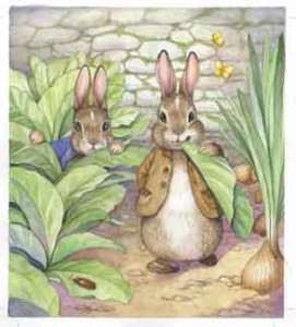 Benjamin Bunny, illustration by Wendy Rasmussen